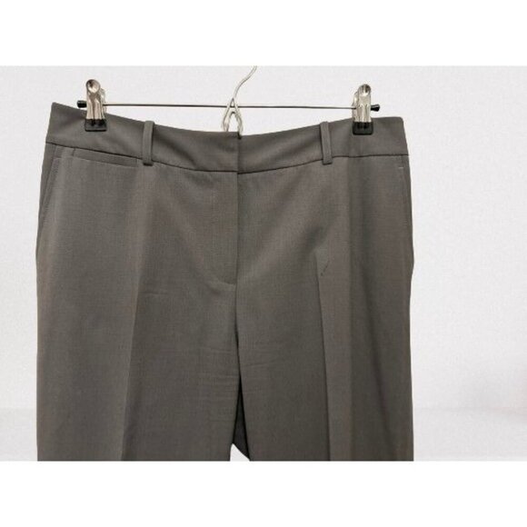 Lafayette 148 New York Wool Trousers Pants with Cuff Green/Gray Color Size 6 - Picture 3 of 6